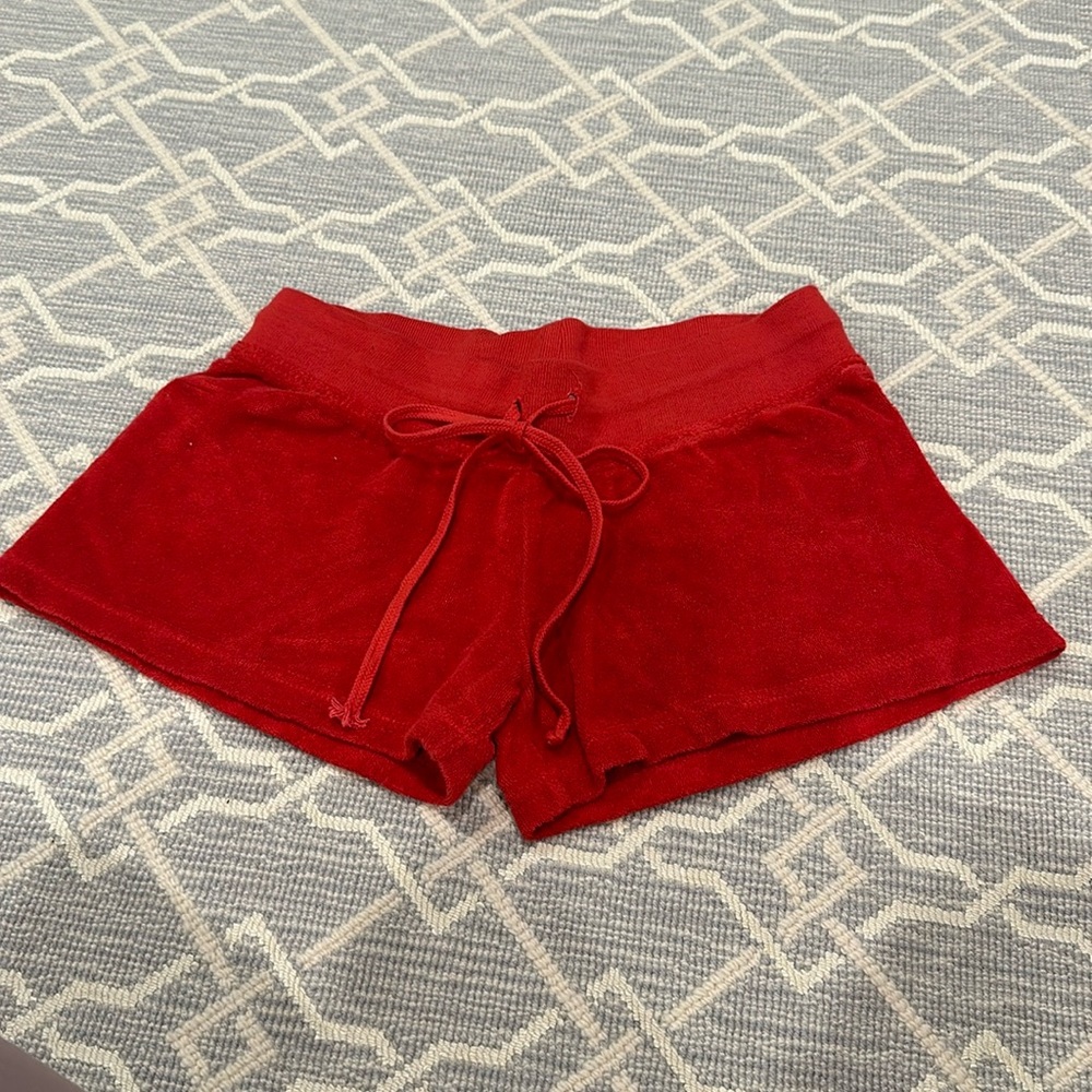 Terry cloth short shorts